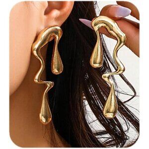 Hypoallergenic Alloy Earrings – Festive Party Statement Jewelry
